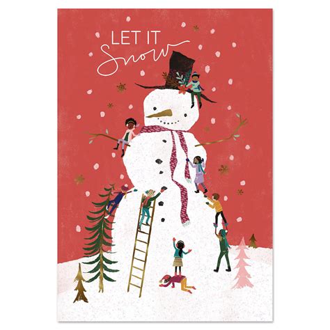 Unicef Market Snowman Themed Unicef Holiday Cards Set Of 12 As