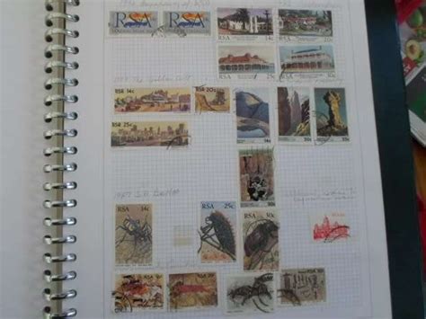 Albums Sa Union And Rsa Stamps Used Very Neat Lot Bargain Only Some