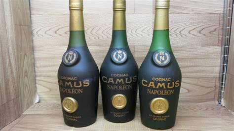 【やや傷や汚れあり】golカミュ ナポレオン 3本セット Camus コニャック ブランデー お酒 700ml 40 箱なし