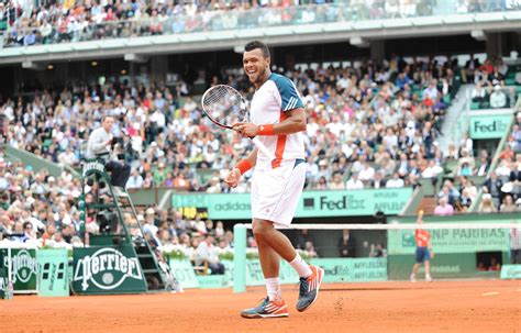 Roland Garros en images Les temps forts de la carrière de Jo Wilfried