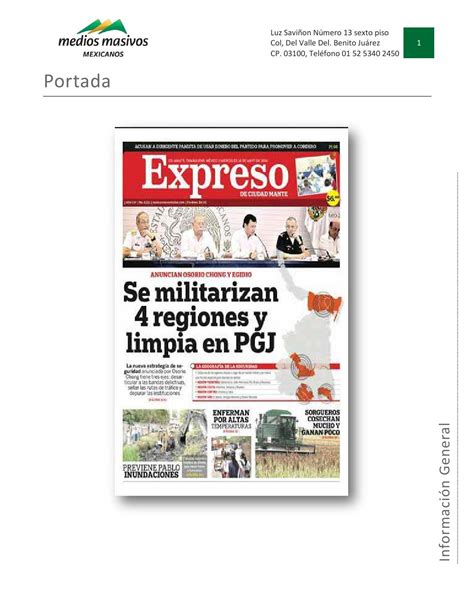 Expreso By Medios Masivos Mexicanos Sa De Cv Issuu