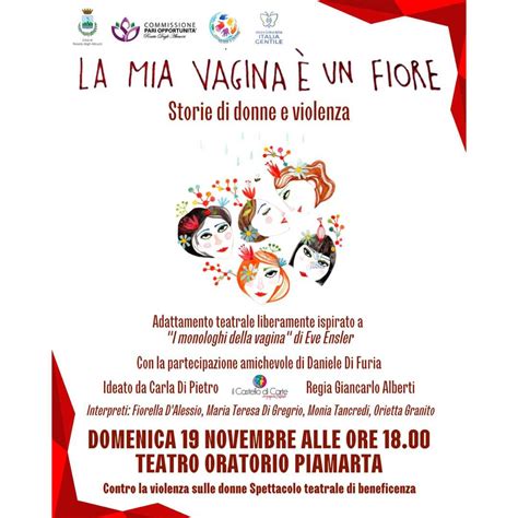 La Mia Vagina Un Fiore Spettacolo Teatrale Visit Roseto