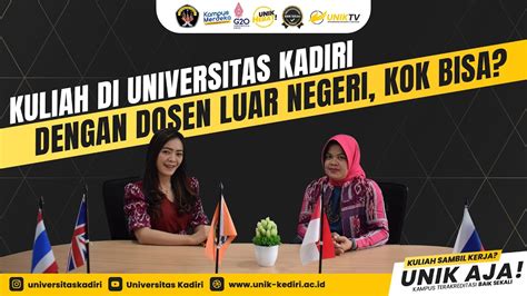 Kuliah Di Universitas Kadiri Dengan Dosen Luar Negeri Kok Bisa