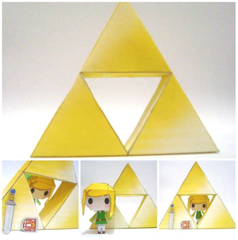 Triforce Papercraft By 8inch On Deviantart