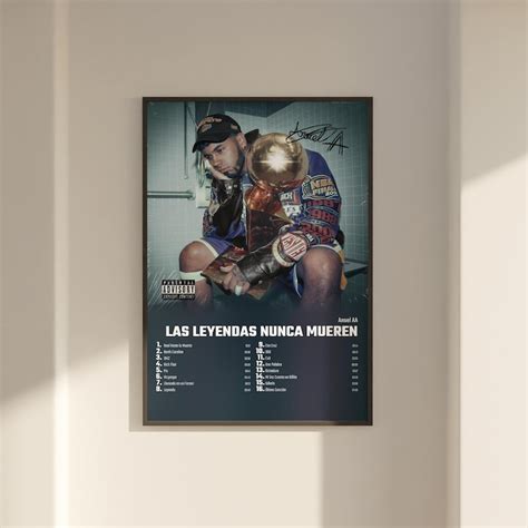 Anuel Aa Las Leyendas Nunca Mueren Album Cover Poster Wall Etsy Australia