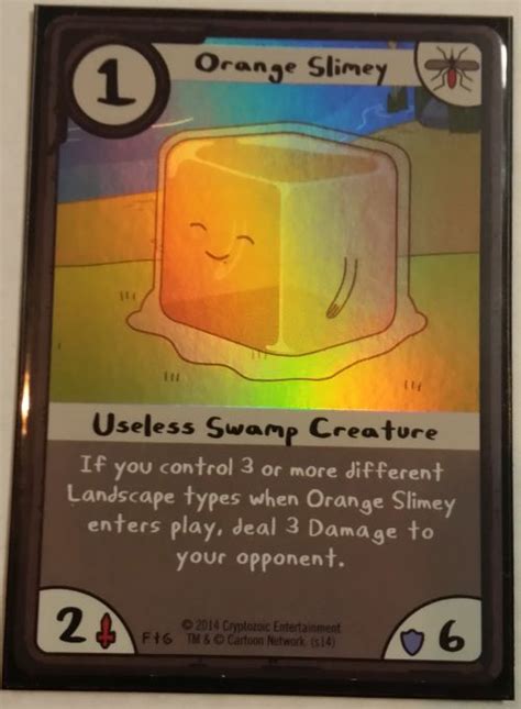 Orange Slimey Adventure Time Card Wars Tcg Wiki Fandom
