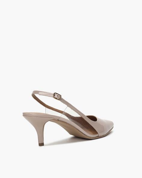Buy Nude Heeled Shoes For Women By Outryt By AZORTE Online Ajio