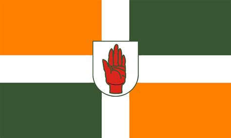 Redesigned flags for Northern Ireland for both unionists and