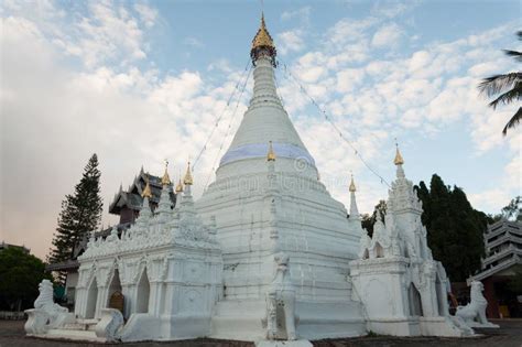 Wat Phra That Doi Kong Mu Temple Mae Hong Son Thailand Stock Photo