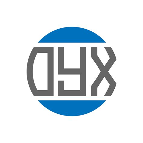 OYX letter logo design on white background. OYX creative initials ...