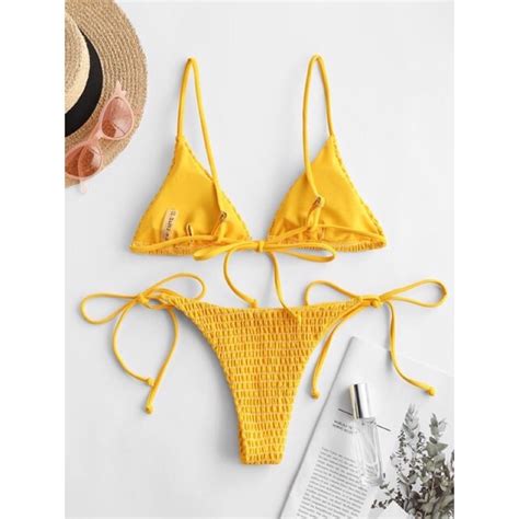 Mua Set Bikini B I I Bi N Tr Ng Xanh Blue C P S M U Hot C A Zaful Gi R Nh T Tecki Vn