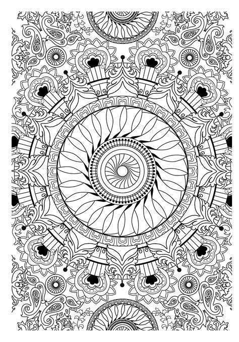 Mandala To Color Difficult 33 Difficult Mandalas For Adults 100