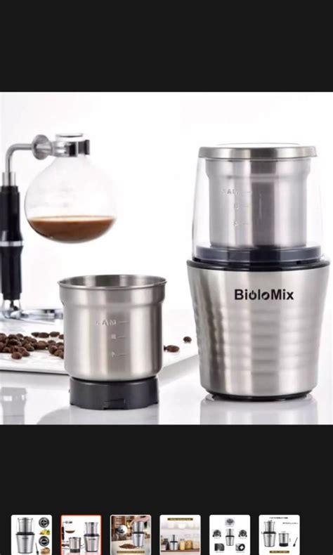 Biolomix In Wet And Dry Double Cup W Electric Spices And Coffee