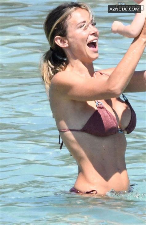 Diletta Leotta Sexy Spotted Flaunting Her Sizzling Bikini Body At The Beach In Sardinia Aznude