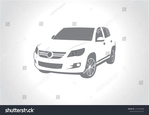 2 Volkswagen Tiguan Stock Vectors Images And Vector Art Shutterstock