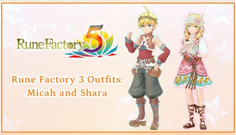 Buy Cheap Rune Factory Rune Factory Outfits Micah And Shara