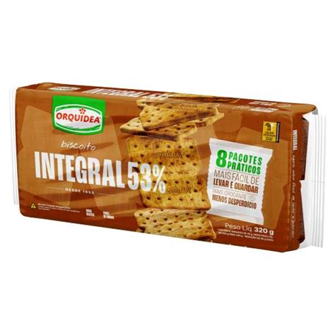 Biscoito Integral Orqu Dea Pacote G Unidades Sonda Supermercado