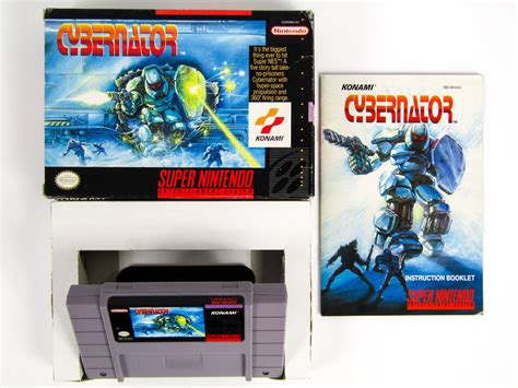 Cybernator Super Nintendo Snes Retromtl