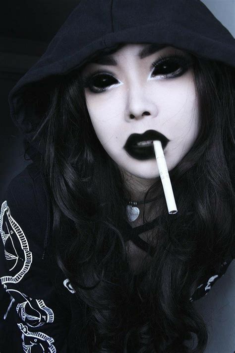 Gothic Makeup Dark Makeup Makeup Eyes Women Smoking Girl Smoking