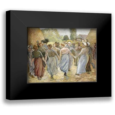 Pissarro Camille X Black Modern Framed Museum Art Print Titled