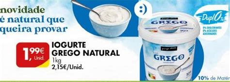 Promo O Iogurte Grego Natural Kg Em Pingo Doce