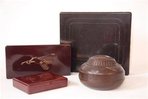 Set Of 4 Boxes 4 Bakelite Catawiki