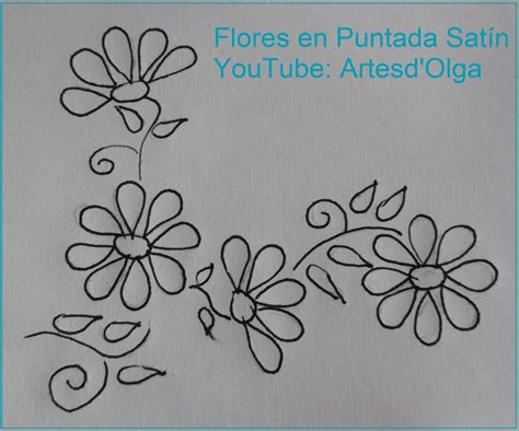 Flores Para Bordar A Mano Paso A Paso Hola Bonito D A En Este Tutorial