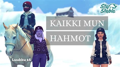 Kaikki Mun Star Stable Hahmot Sso Suomi Youtube