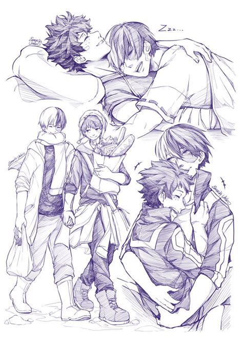 Deku x Todoroki | My hero academia manga, Hero, My hero academia