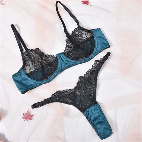 Porn Sexy Costume Sexy Erotic Lingerie Women Bra And Panty Garters Pcs See Through Lingerie