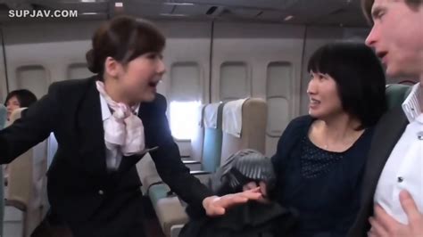 Horny Air Stewardesses Gives Full Services To Passengers UNC Fxxk