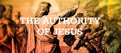 The Authority Of Jesus