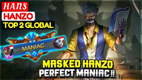 Masked Hanzo Perfect Maniac Top Global Hanzo H A N S Mobile