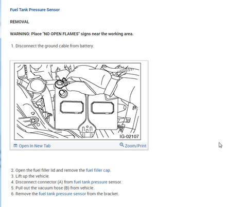 Fuel Pressure Sensor Location and Replacement Instructions Needed