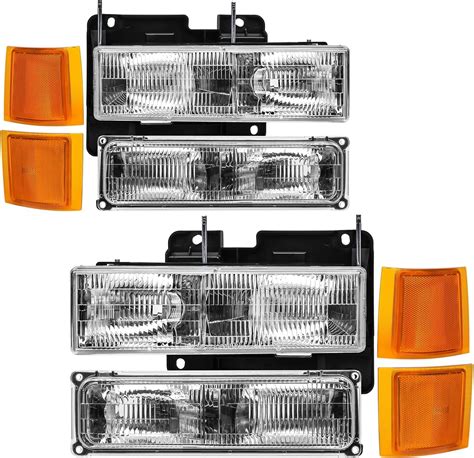 Amazon REINKO Headlight Assembly Compatible With 1994 1998 OBS