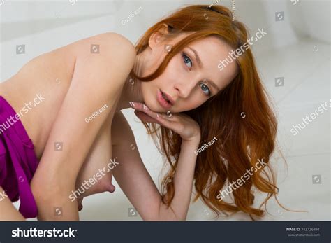 Beautiful Red Head Nude Model Portrait Stock Photo 743726494 Shutterstock