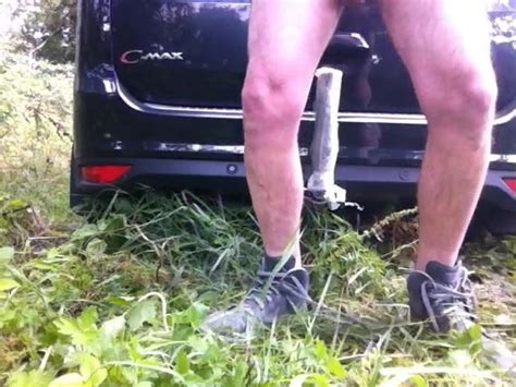 Naked On The Side Of The Road Fucking My Trailer Hitch Towball XHamster