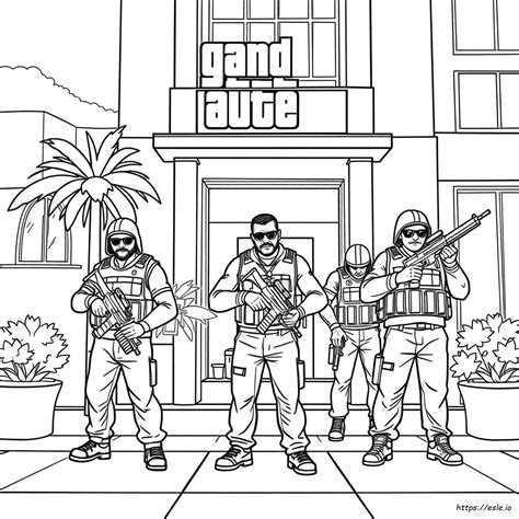 Gta 5 Coloring Pages To Print