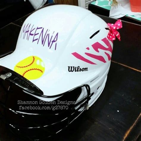 Personalized Softball Helmet Decal Helmet Name Decal Softball Helmet ...