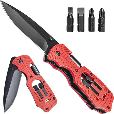 Нож мультитул с набором бит. Универсальный походный складной ...