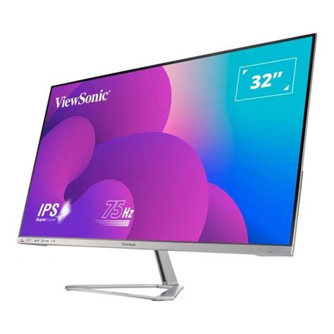 ViewSonic VX3276-MHD-3 32" 75Hz FHD Frameless IPS Entertainment Monitor ...