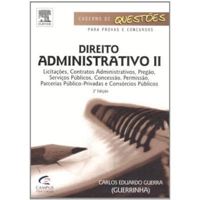 Direito Administrativo 2 Série Caderno De Questões Carlos Eduardo