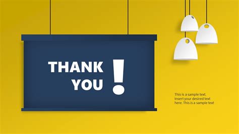 Creative Thank You Slide Template For Powerpoint