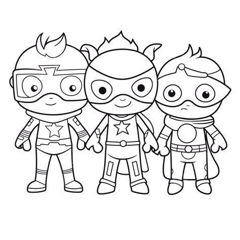 Super Hero Coloring Pages Easy Kidsworksheetfun