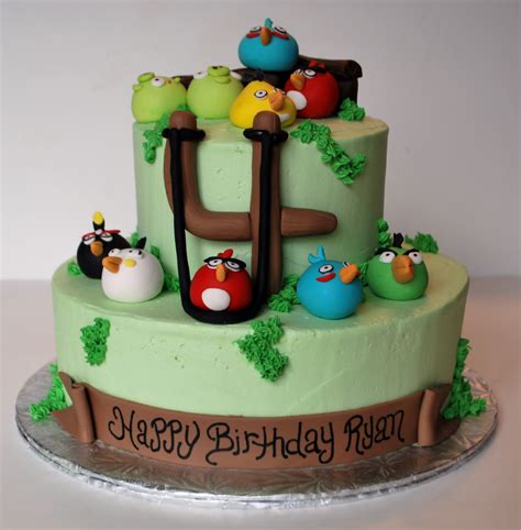10 Angry Birds Birthday Cakes For Boys Photo Angry Birds Birthday
