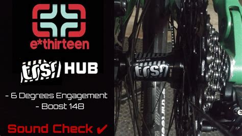 E Thirteen TRS Race Mountain Bike Hub Sound Check YouTube