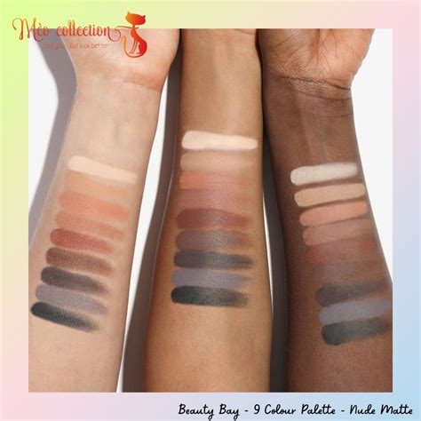 Bảng phấn mắt Beauty Bay Colour Palette Nude Matte ô meo collection
