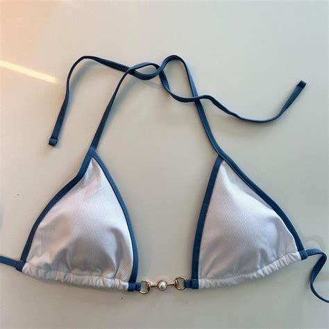 Ribbed Halter Bikini Top Bushpop