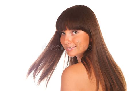 Retrato De Un Brunette Imagen De Archivo Imagen De Publicidad