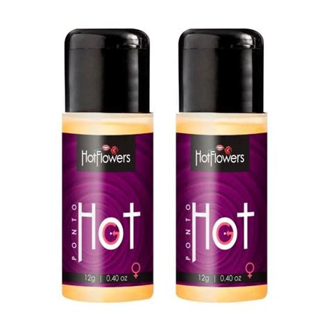 Gel Lubrificante Estimulante Hot Ponto G Feminino Unidades HOT FLOWERS Lubrificante Íntimo